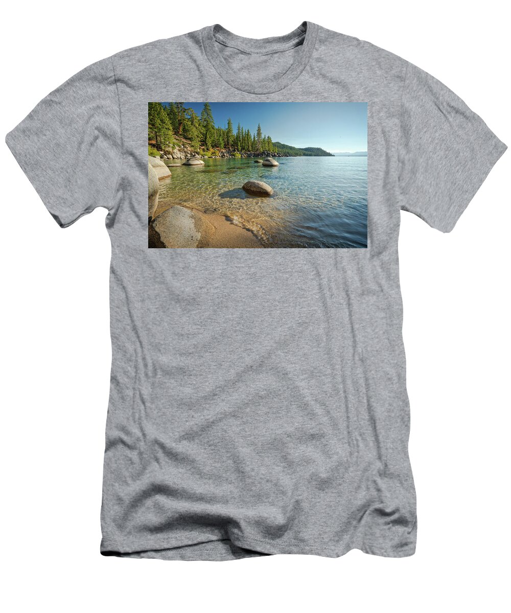 Landscape T-Shirt featuring the photograph Tahoe Blues 13 by Ryan Weddle