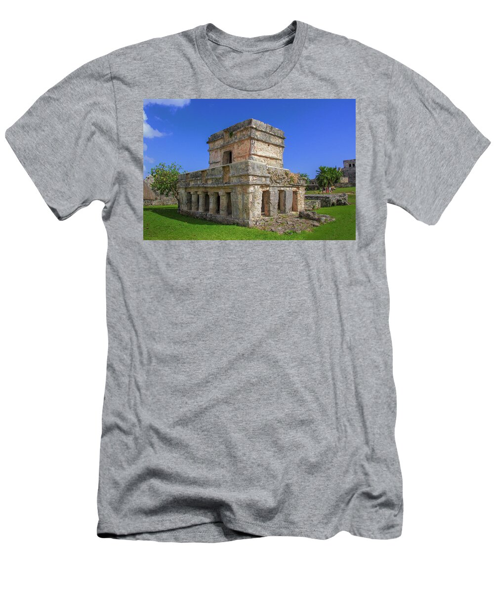 Temple T-Shirt featuring the photograph Temple of the frescoes by Sun Travels
