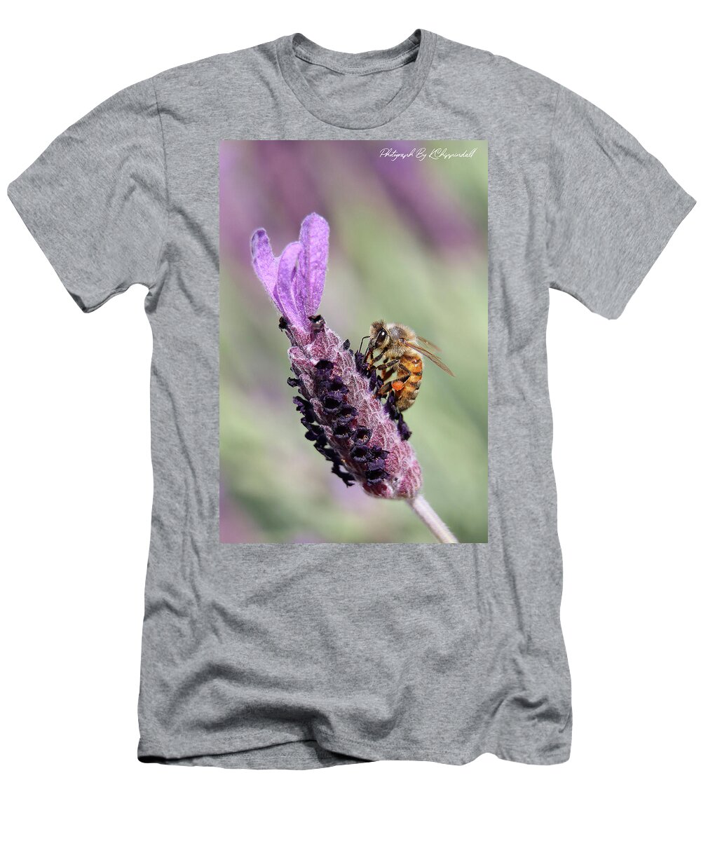 Bees T-Shirt featuring the digital art The beauty of nature 99943 by Kevin Chippindall