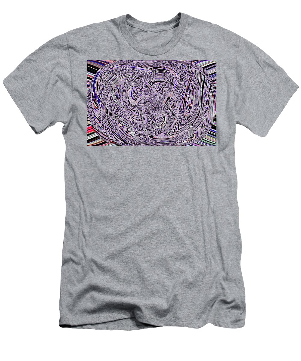 The Birds A Janca Abstract T-Shirt featuring the digital art The Birds by Tom Janca