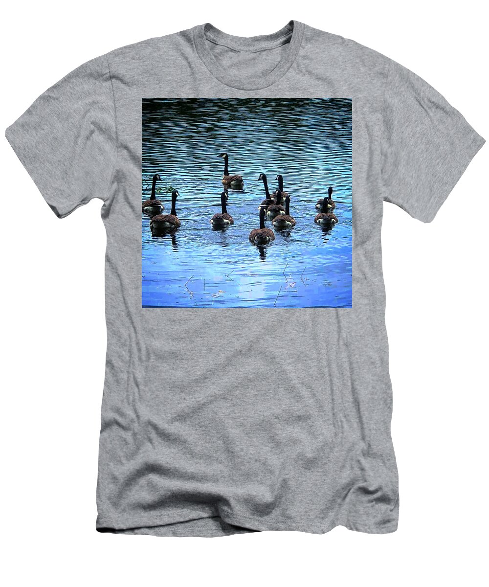 Wild Life T-Shirt featuring the photograph The Gathering by Elizabeth Harllee