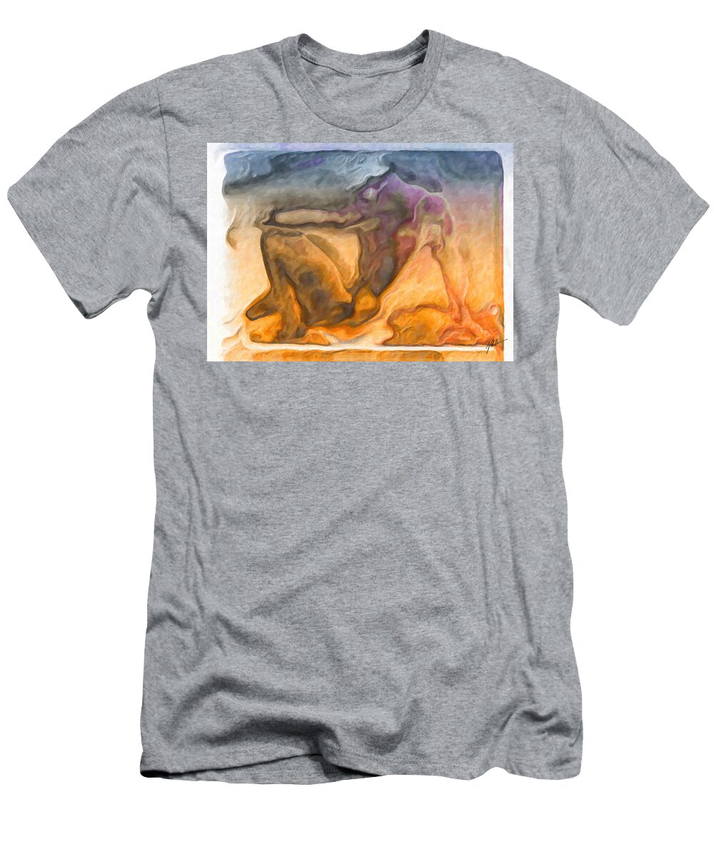 The Rest T-Shirt featuring the digital art The rest of Sisyphus by Joaquin Abella