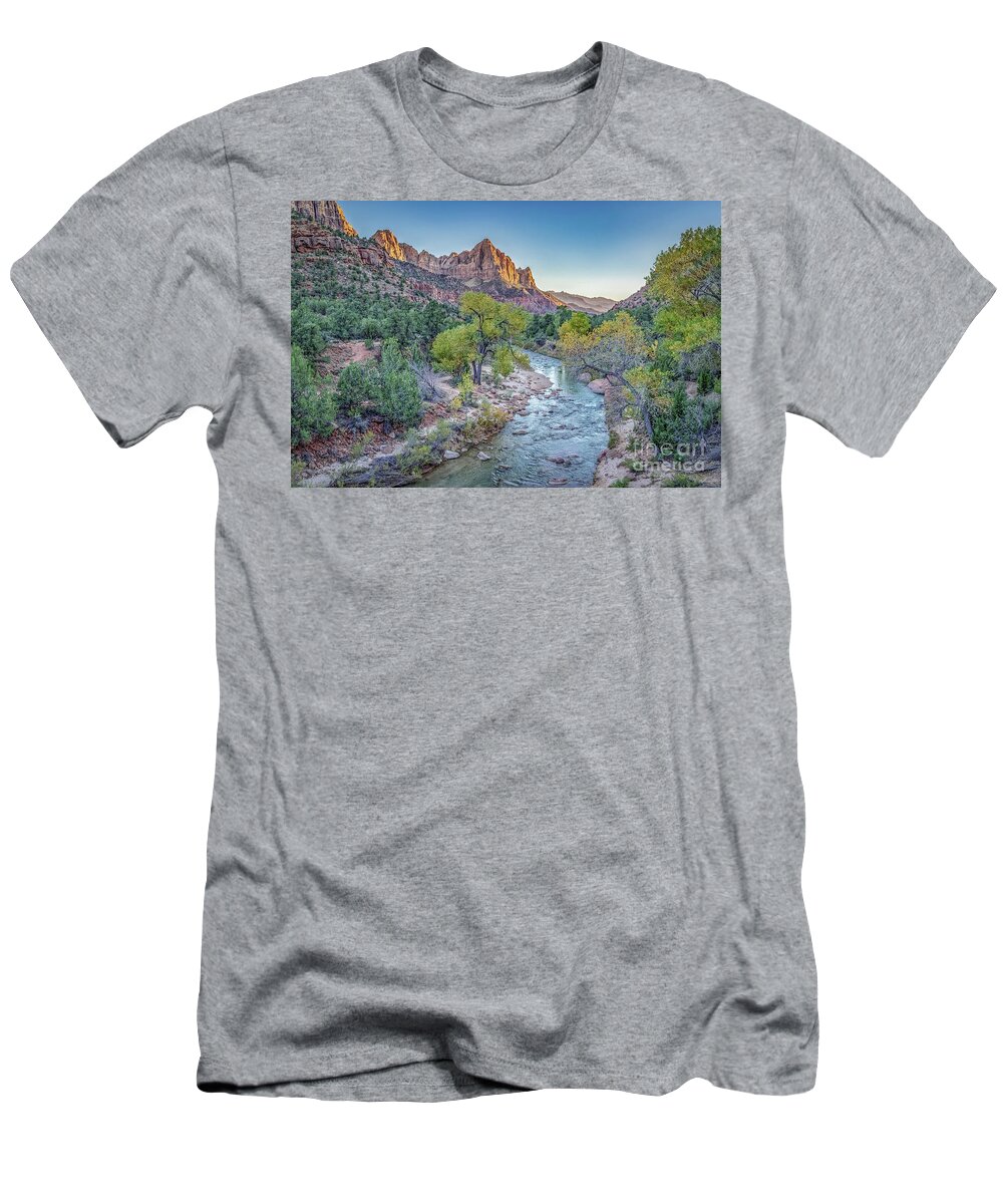 Utah T-Shirt featuring the photograph The Watchman by Melissa Lipton