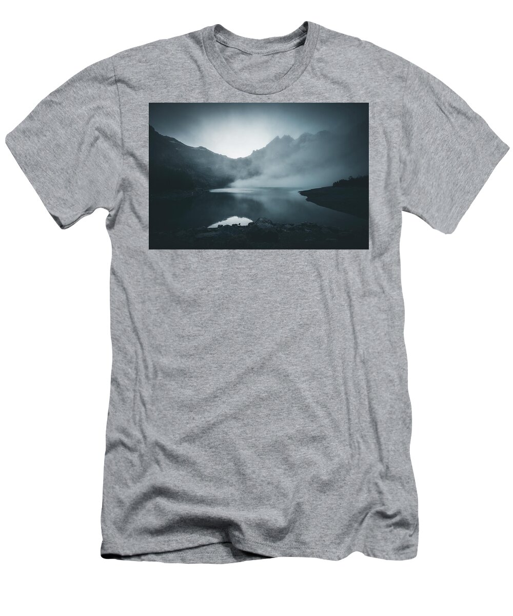 Landscape T-Shirt featuring the photograph This Time of Night by Philippe Sainte-Laudy