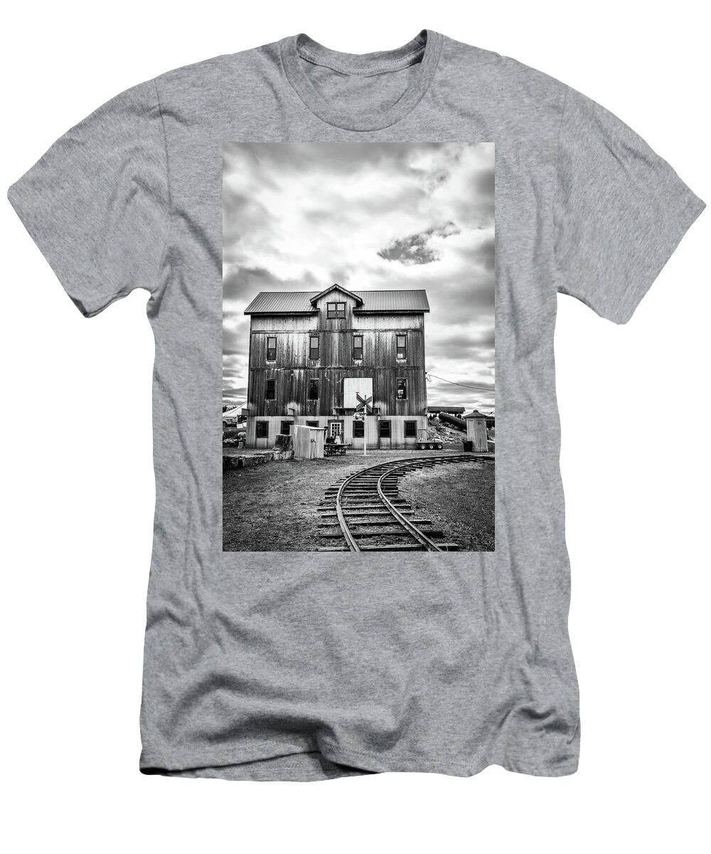 Train T-Shirt featuring the photograph Transportation City by Michelle Wittensoldner