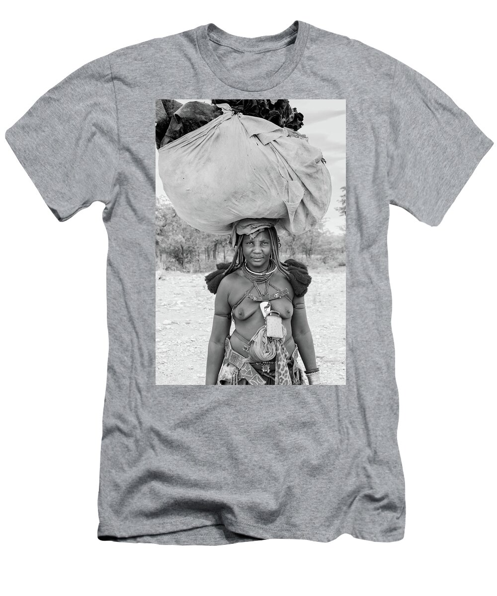 Potrait T-Shirt featuring the photograph Tribes Portrait by Mache Del Campo