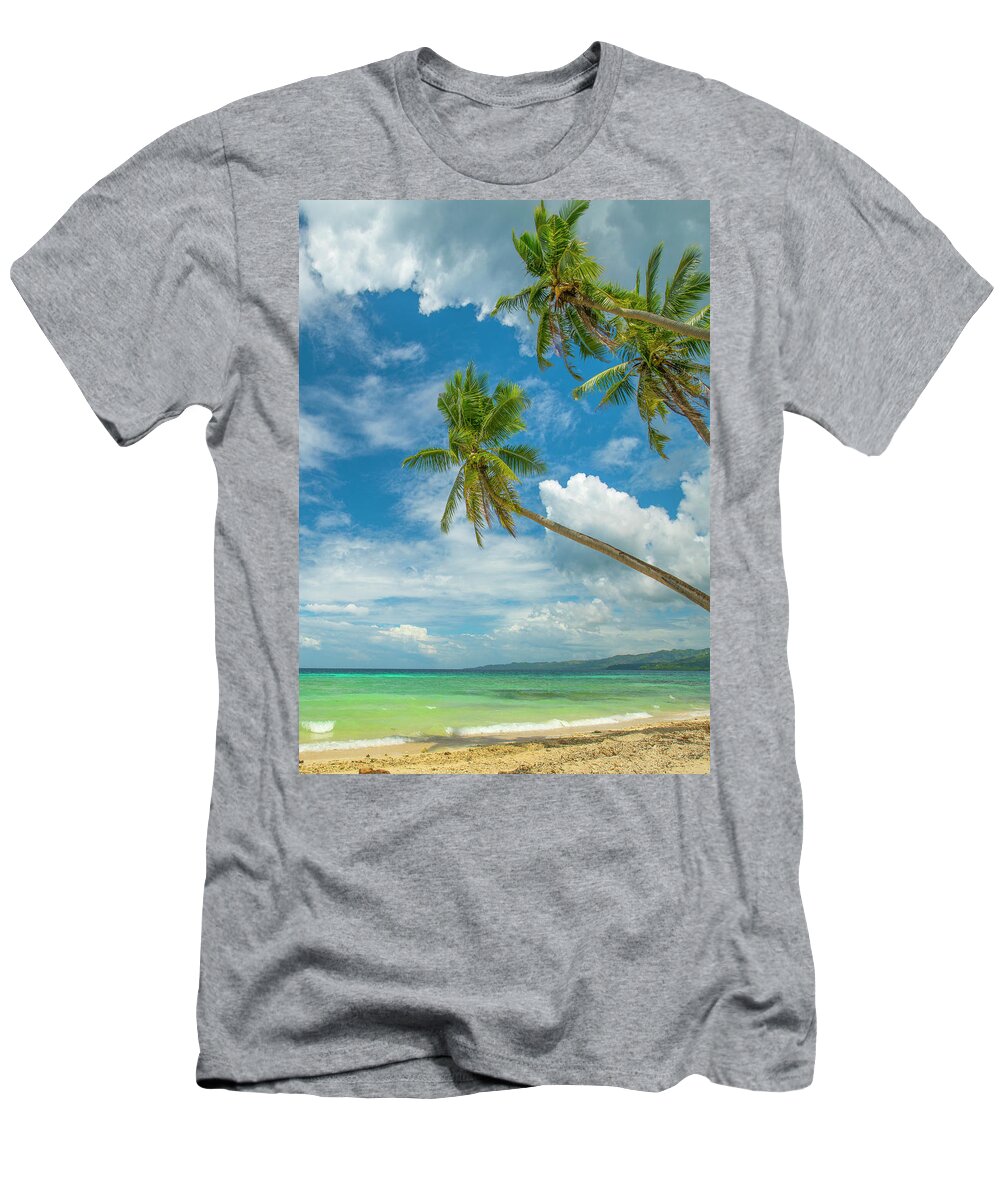 00581352 T-Shirt featuring the photograph Tropical Beach, Siquijor Island, Philippines by Tim Fitzharris