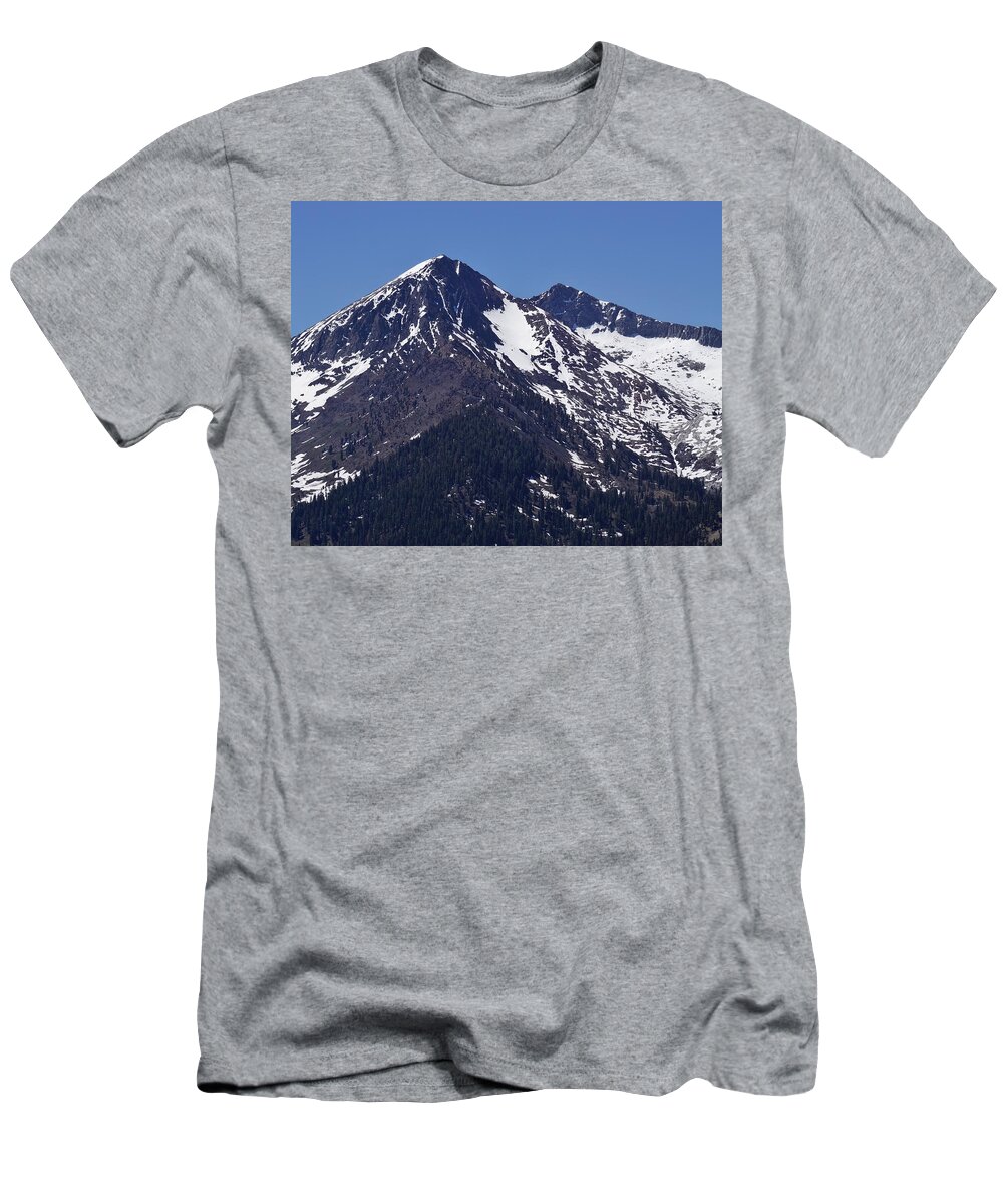 Landscape T-Shirt featuring the photograph Vandever Mountain 11,955 Mineral King by Brett Harvey