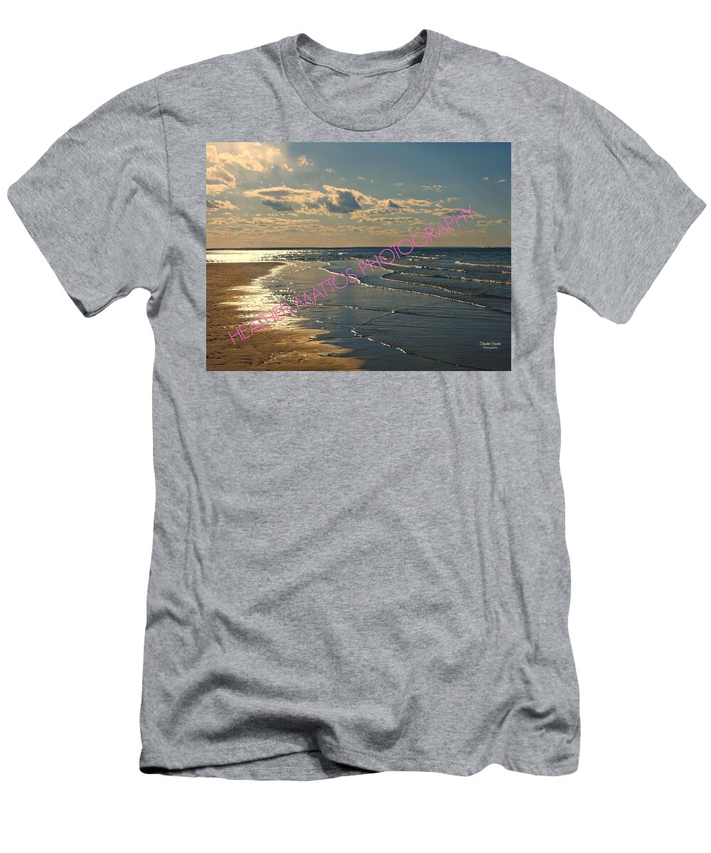 Ocean T-Shirt featuring the photograph Waves of Glass by Heather M Photography