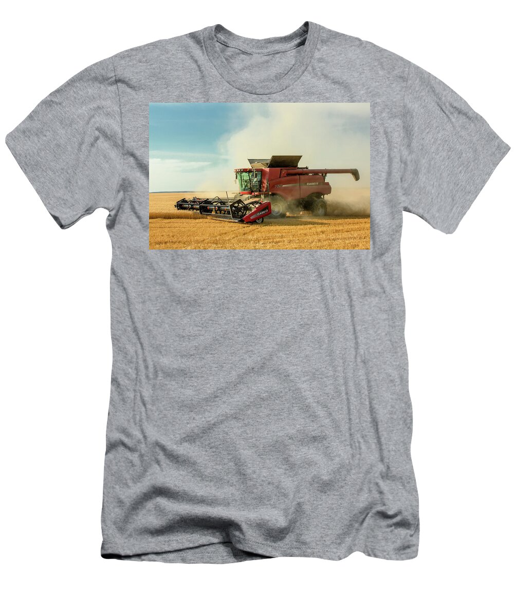 Combine T-Shirt featuring the photograph Wheat and Chaff by Todd Klassy
