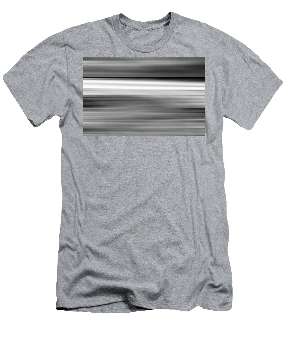 San Diego T-Shirt featuring the photograph White Stripe In The Sea Abstract by Joseph S Giacalone