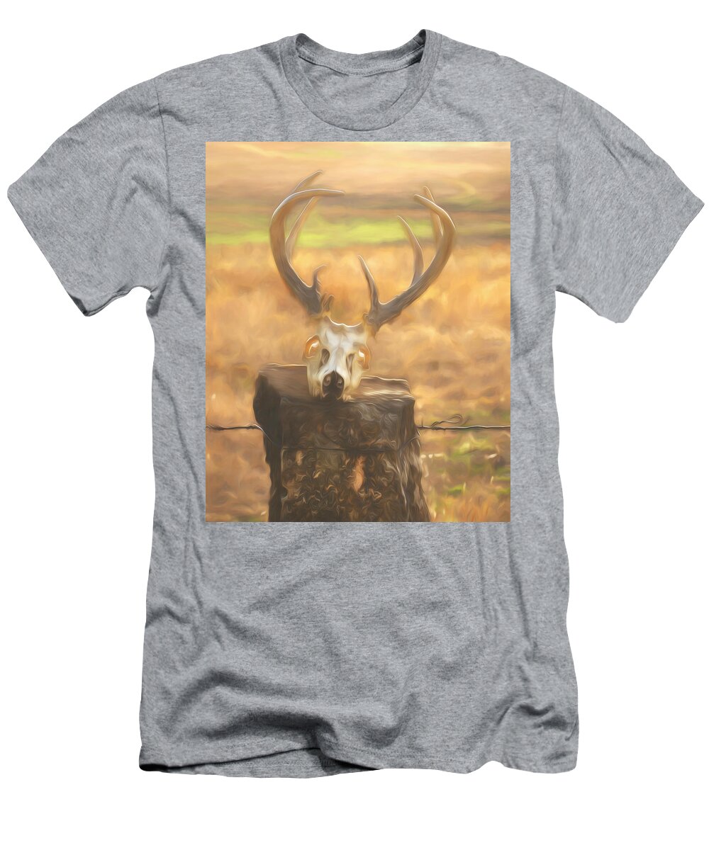 Kansas T-Shirt featuring the photograph White-tail Deer 012 by Rob Graham