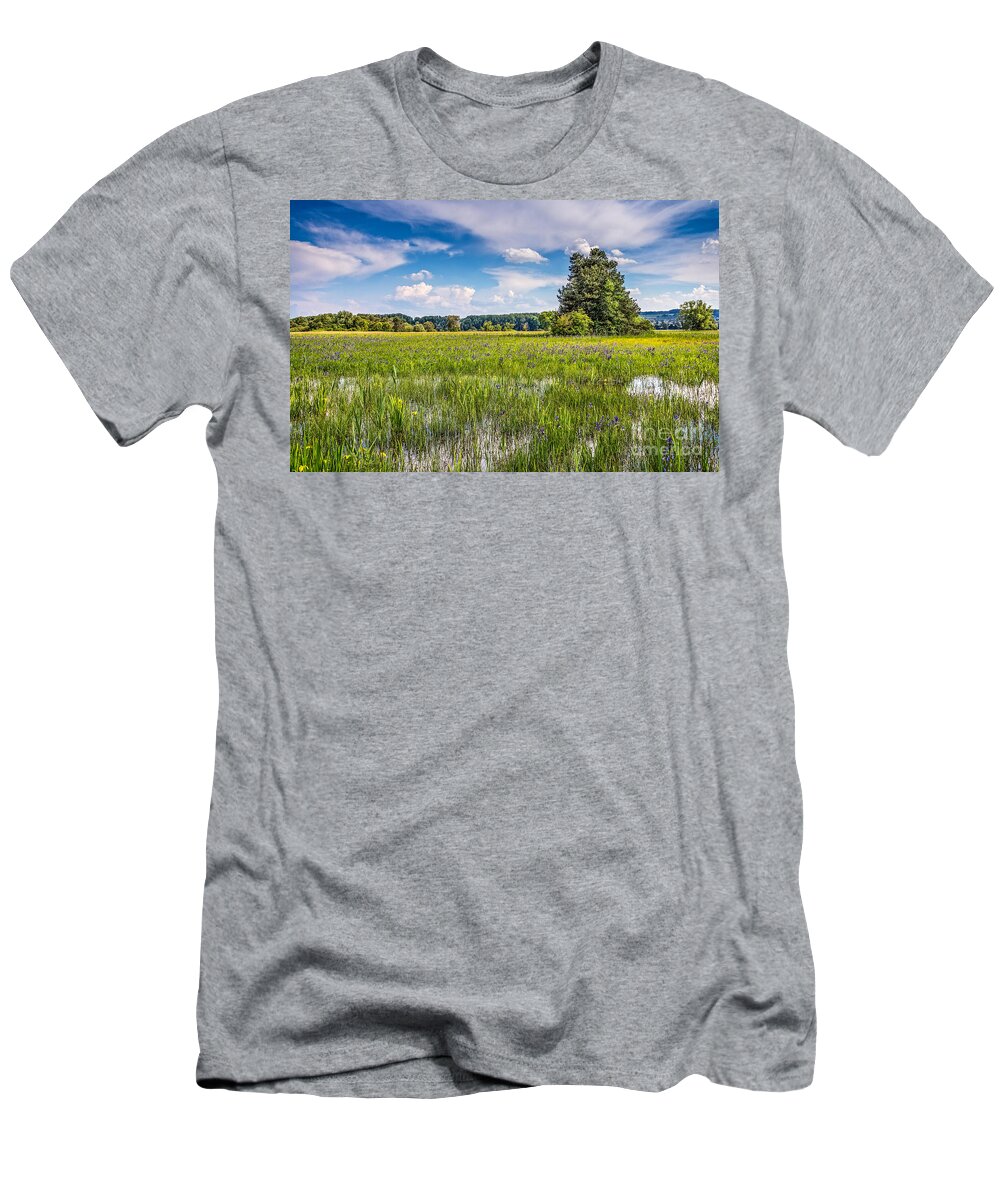 Wollmatinger-ried T-Shirt featuring the photograph Wollmatinger Ried by Bernd Laeschke