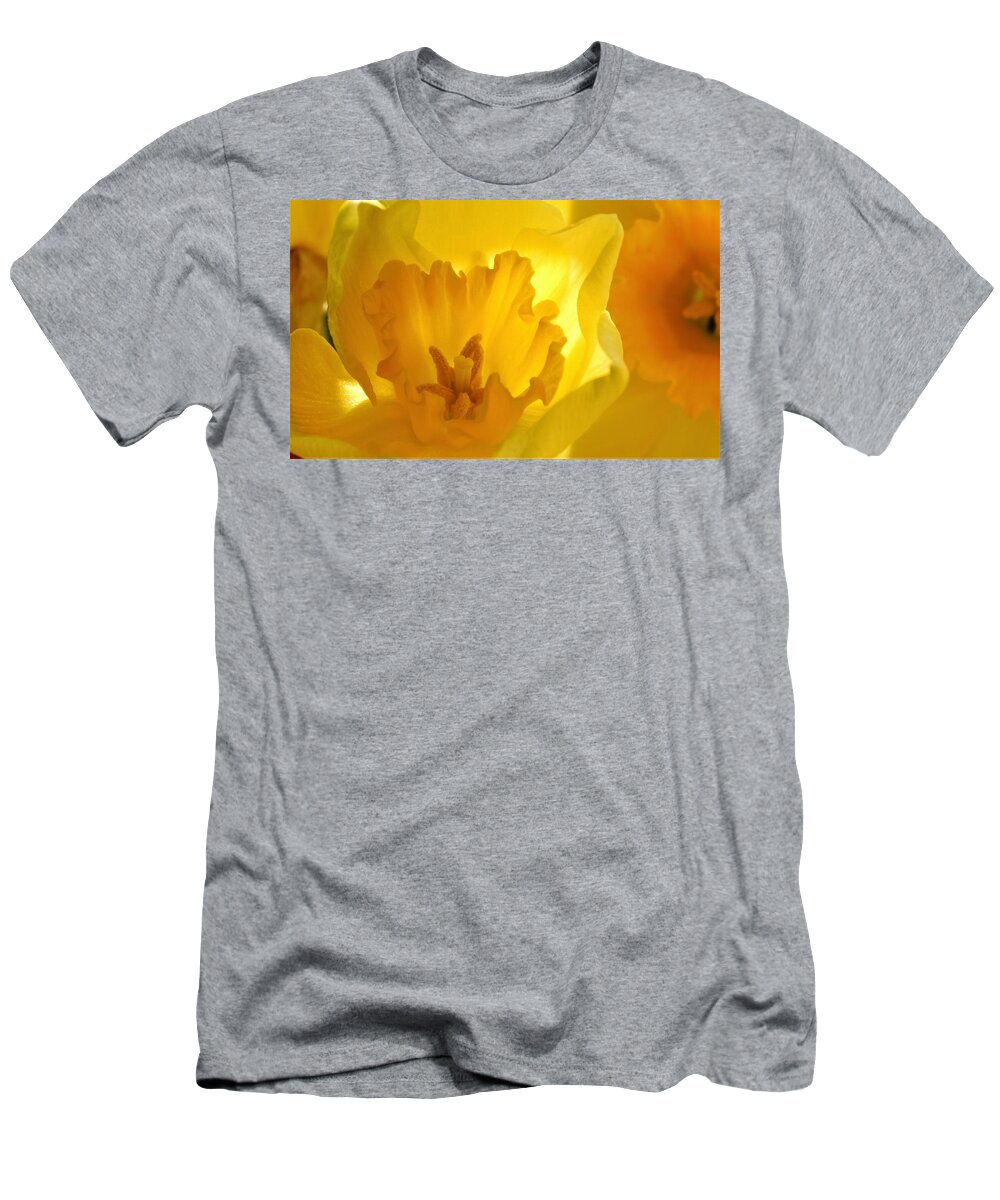 Daffodils T-Shirt featuring the photograph - Yellow Beauty by THERESA Nye