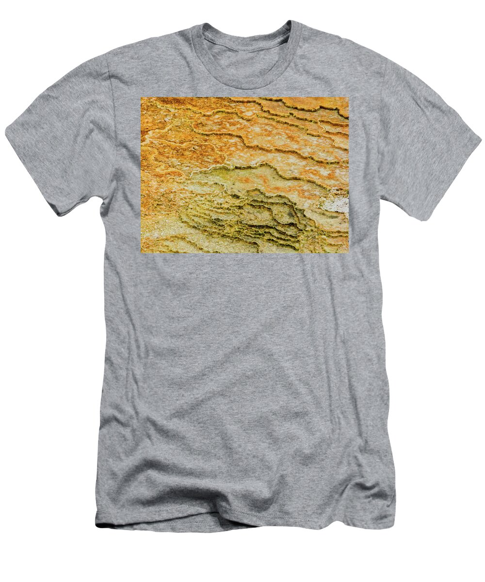 Abstract T-Shirt featuring the photograph Yellowstone 3 by Segura Shaw Photography
