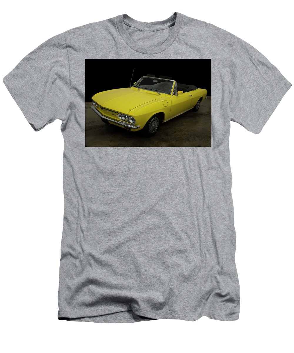 1967 Chevy Corvair Monza T-Shirt featuring the photograph 1967 Chevy Corvair Monza by Flees Photos