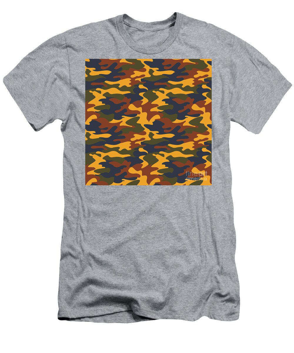 Camouflage pattern background #1 T-Shirt by Svetlana Corghencea