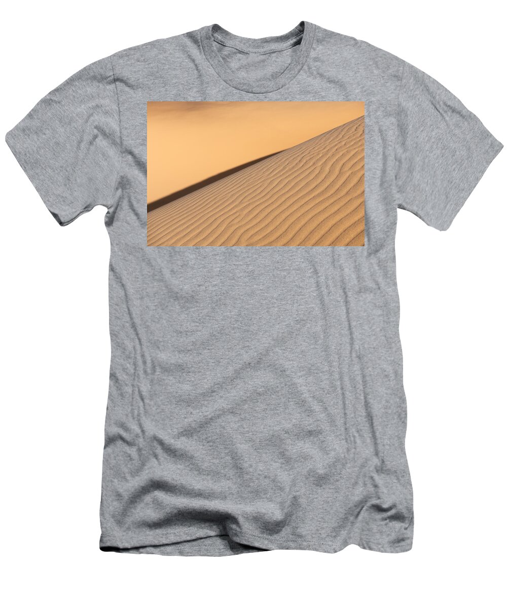 Sand Dune T-Shirt featuring the photograph Diagonal Sand Dune by Peter Boehringer