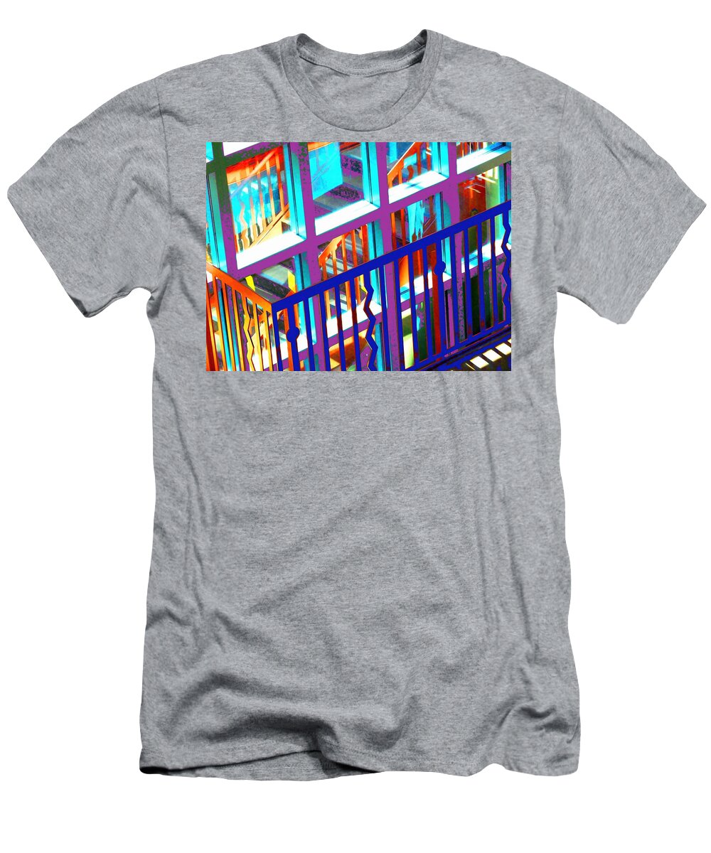  T-Shirt featuring the digital art Eschertecture by T Oliver