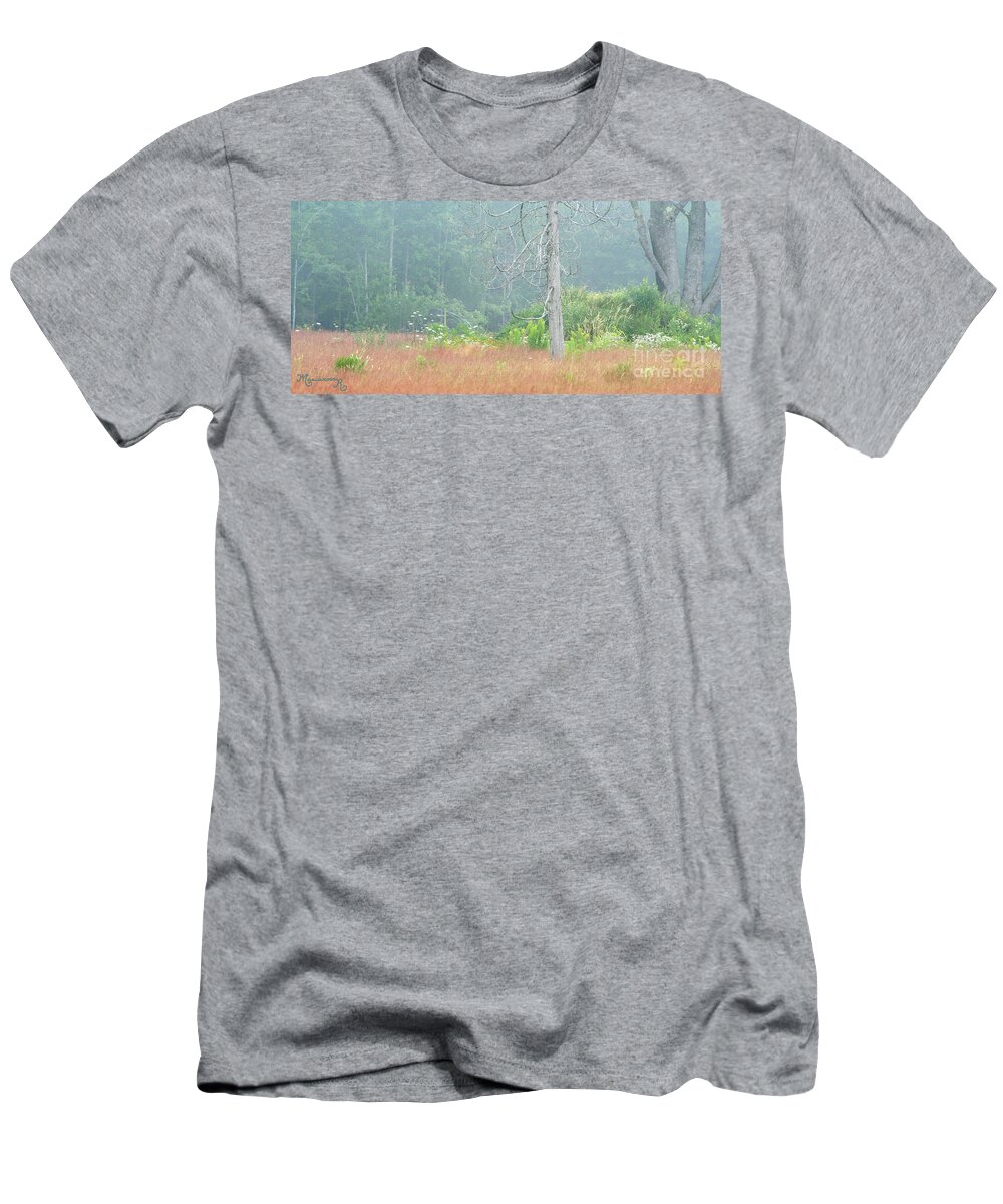 Nature T-Shirt featuring the photograph Foggy Morning #1 by Mariarosa Rockefeller