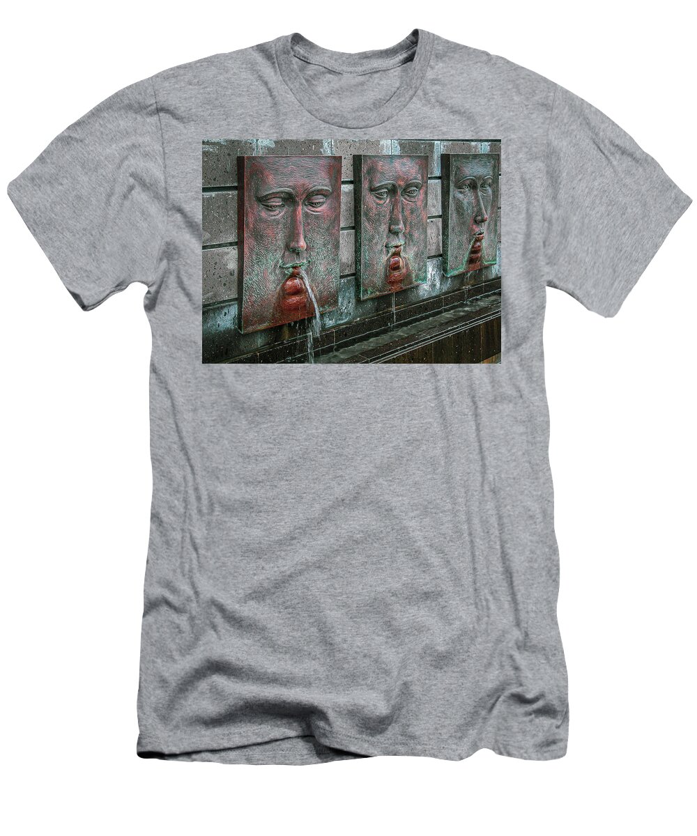 Fountains T-Shirt featuring the photograph Fountains - Mexico by Frank Mari