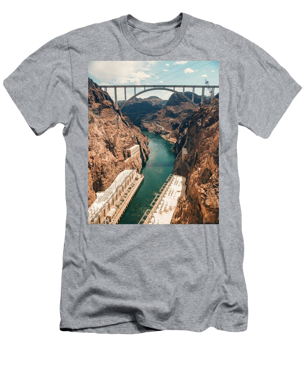 Hoover Dam T-Shirt featuring the photograph Hoover Dam #2 by Ray Devlin