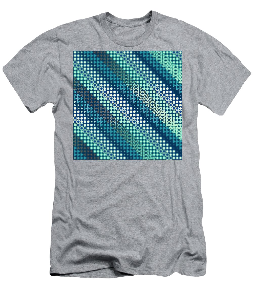 Abstract T-Shirt featuring the digital art Pattern 1 by Marko Sabotin