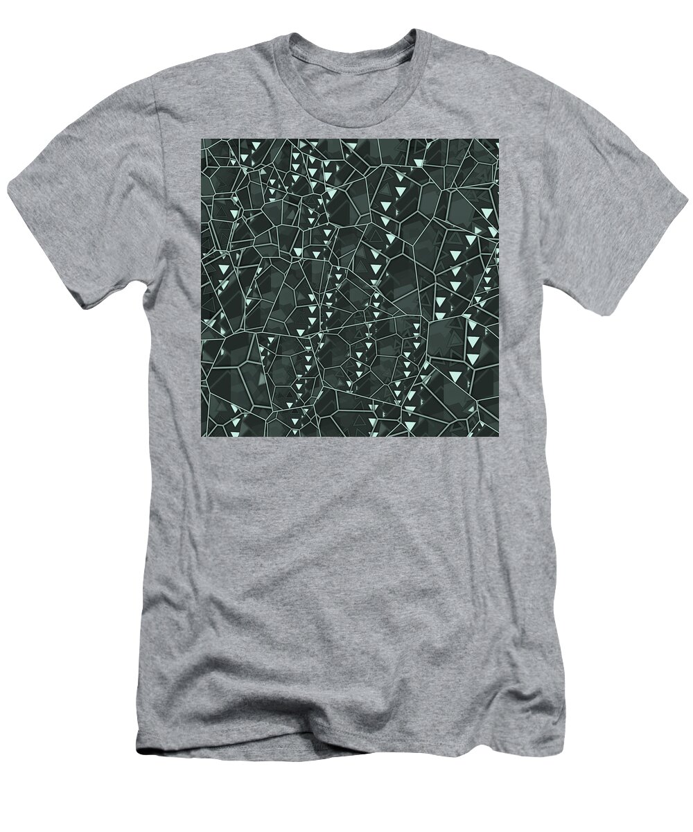 Abstract T-Shirt featuring the digital art Pattern 12 by Marko Sabotin