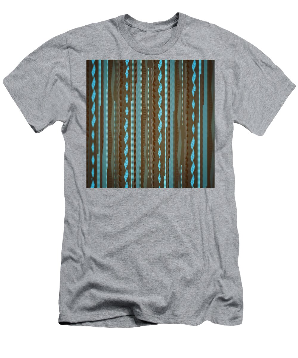 Abstract T-Shirt featuring the digital art Pattern 38 by Marko Sabotin