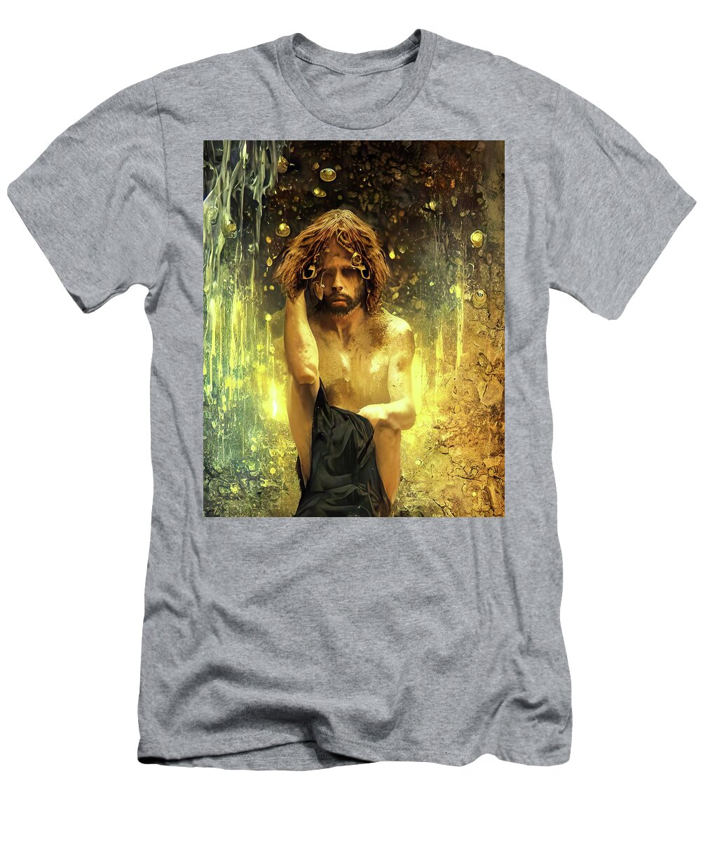 Surreal T-Shirt featuring the painting Rebirth #1 by Bob Orsillo