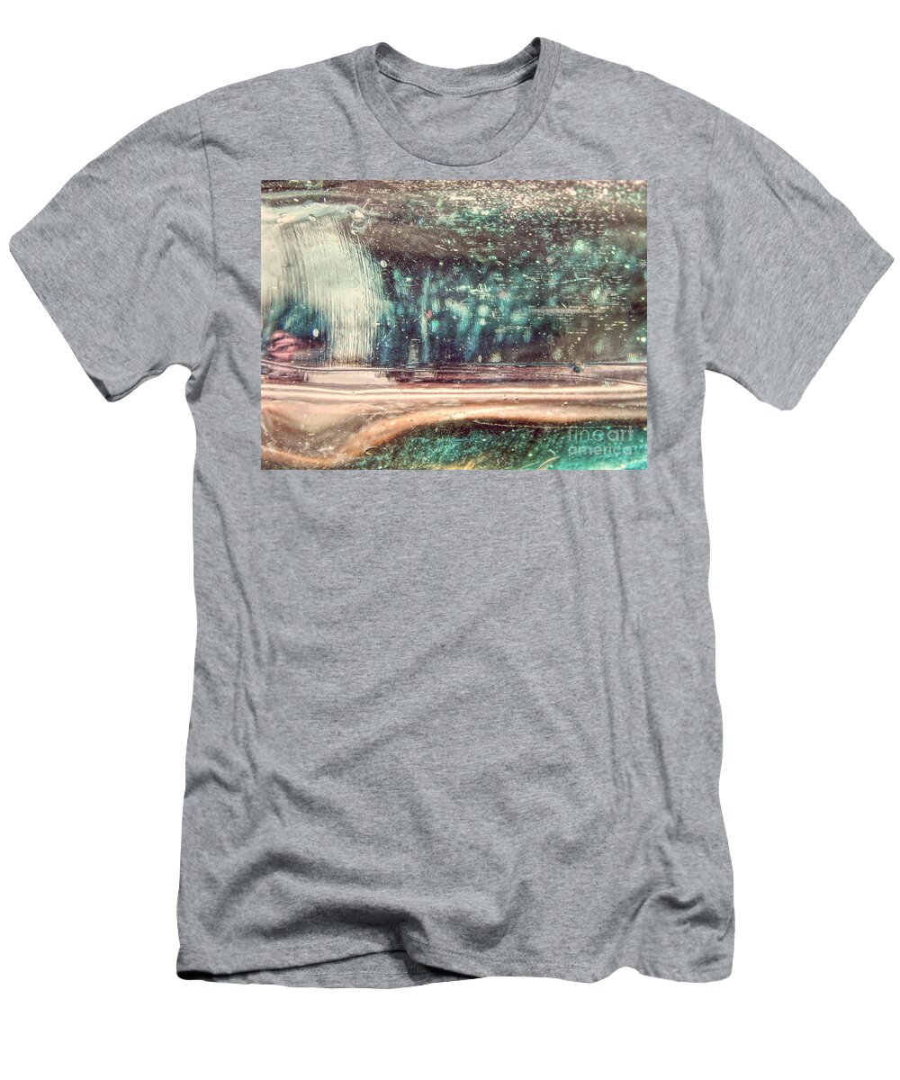 Photography T-Shirt featuring the photograph Reflections of Vintage Glass #1 by Phil Perkins