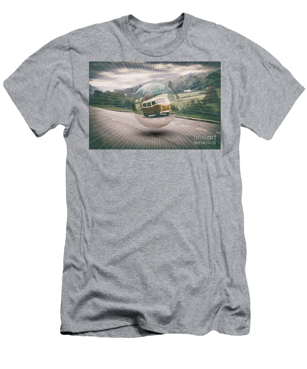 Road Trip T-Shirt featuring the digital art Road Trip by Phil Perkins