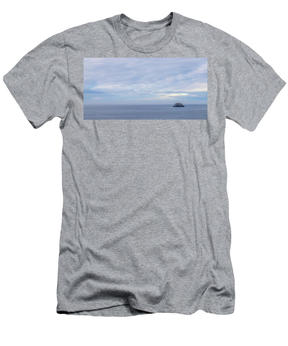 Beach T-Shirt featuring the photograph Rock #1 by Peter Tellone