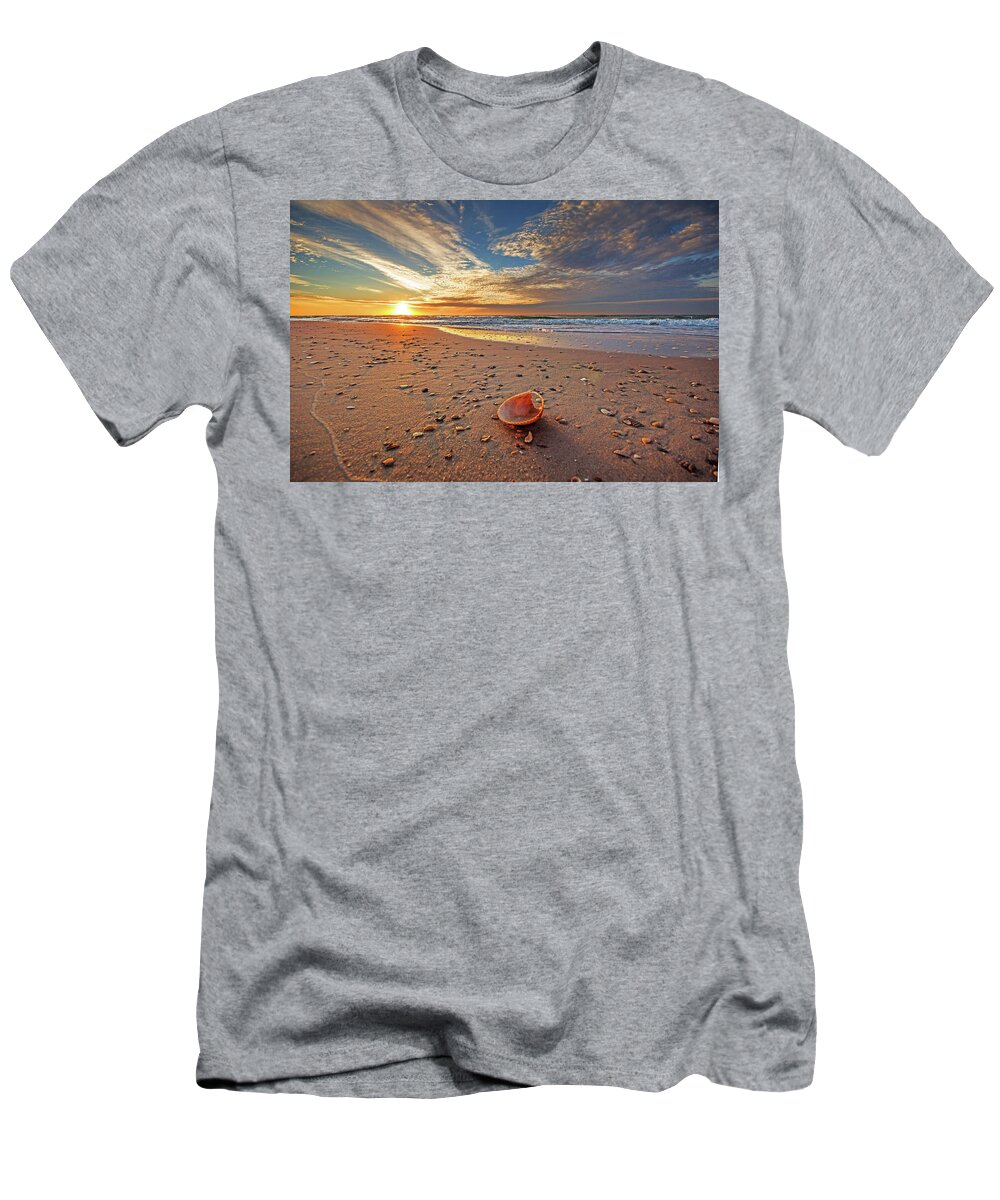 Alabama T-Shirt featuring the photograph Seashell by the Seashore #1 by Michael Thomas