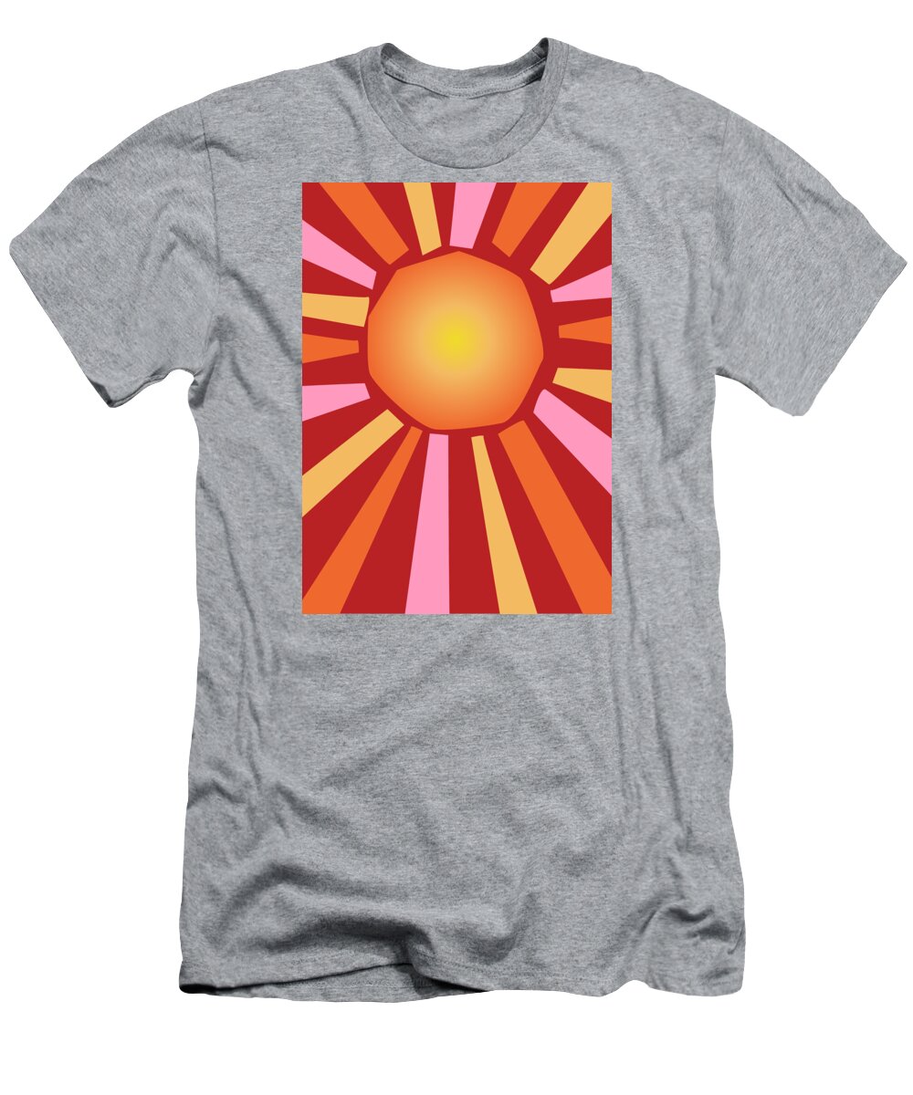 Sunlight T-Shirt featuring the digital art Shine your light #1 by Johanna Virtanen