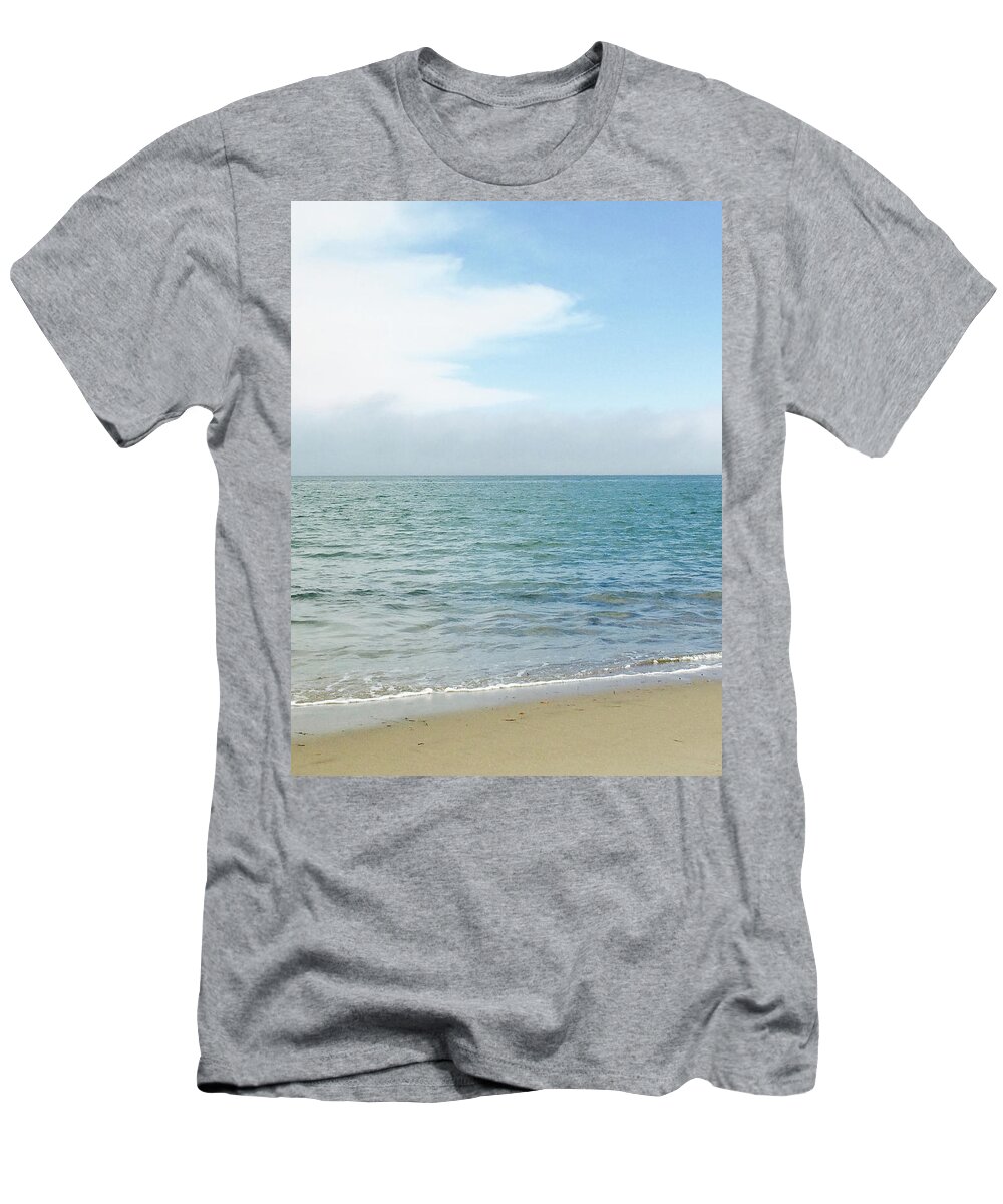 Jennifer Kane Webb T-Shirt featuring the photograph Soft Sea #2 by Jennifer Kane Webb