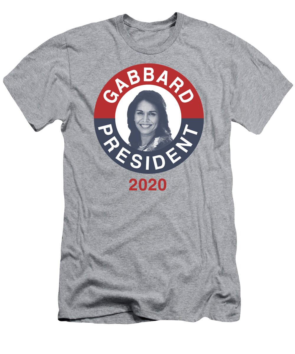 Election T-Shirt featuring the digital art Tulsi Gabbard for President 2020 #1 by Flippin Sweet Gear