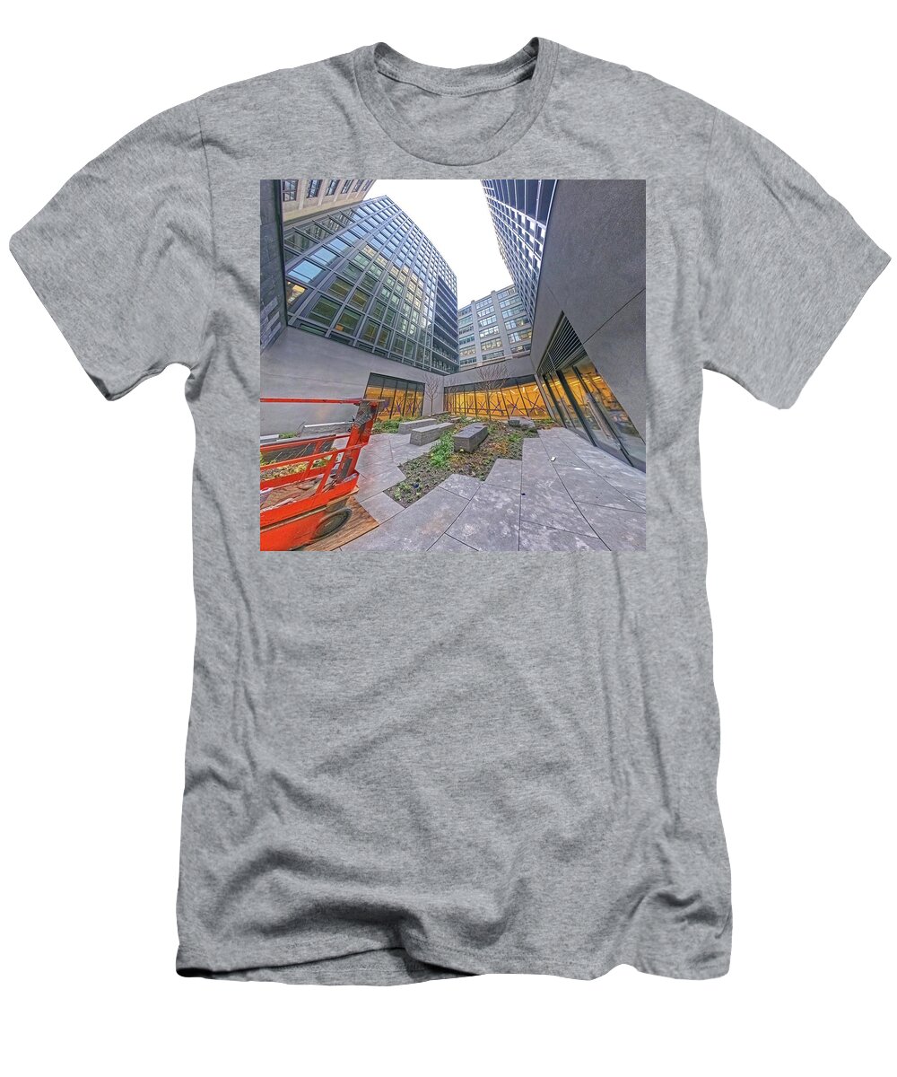 Hudson Square T-Shirt featuring the photograph 15dec20 0241 by Steve Sahm