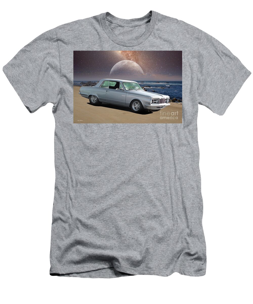 1965 Plymouth Valiant Signet T-Shirt featuring the photograph 1965 Plymouth Valiant Signet by Dave Koontz