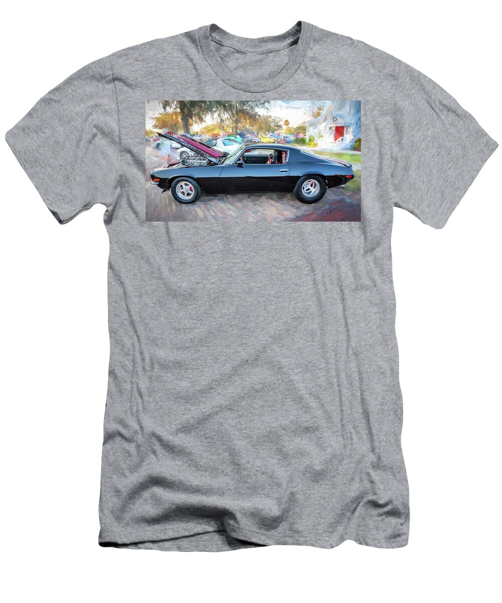  T-Shirt featuring the photograph 1971 Camaro Z28 X120 by Rich Franco