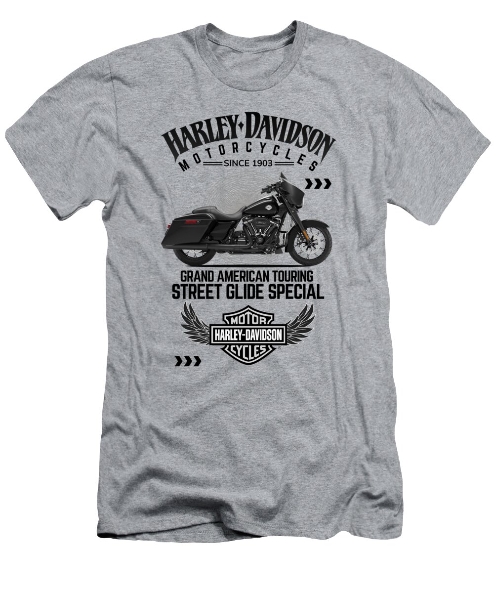 Tee Shirt Homme Col V Stanley PRESENTER Harley Davidson idée