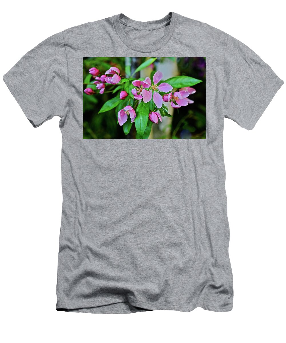 Ornamental Crabapple T-Shirt featuring the photograph 2020 Crabapple by Janis Senungetuk