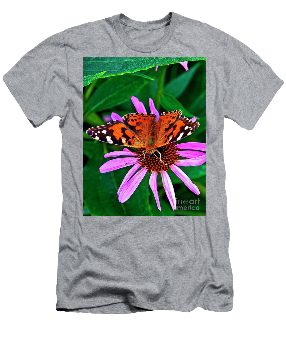 Butterfly T-Shirt featuring the photograph 2520a by Burney Lieberman