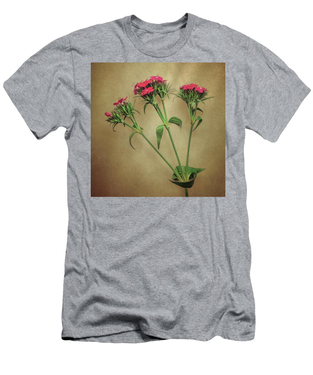 Rose T-Shirt featuring the photograph 3 Blooms by Steve Kelley