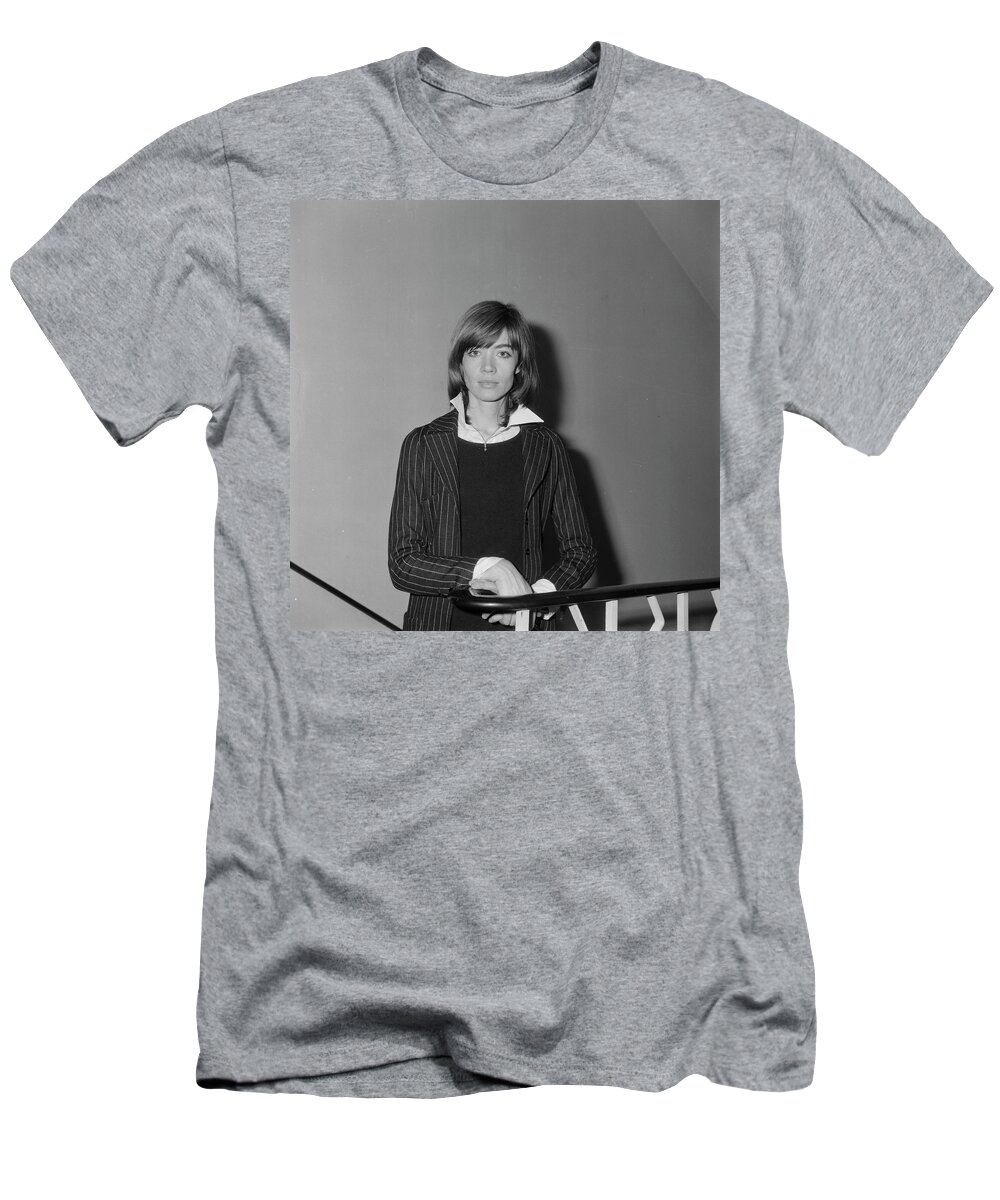 Photographie T-Shirt featuring the photograph Francoise Hardy #3 by Pierre Roussel