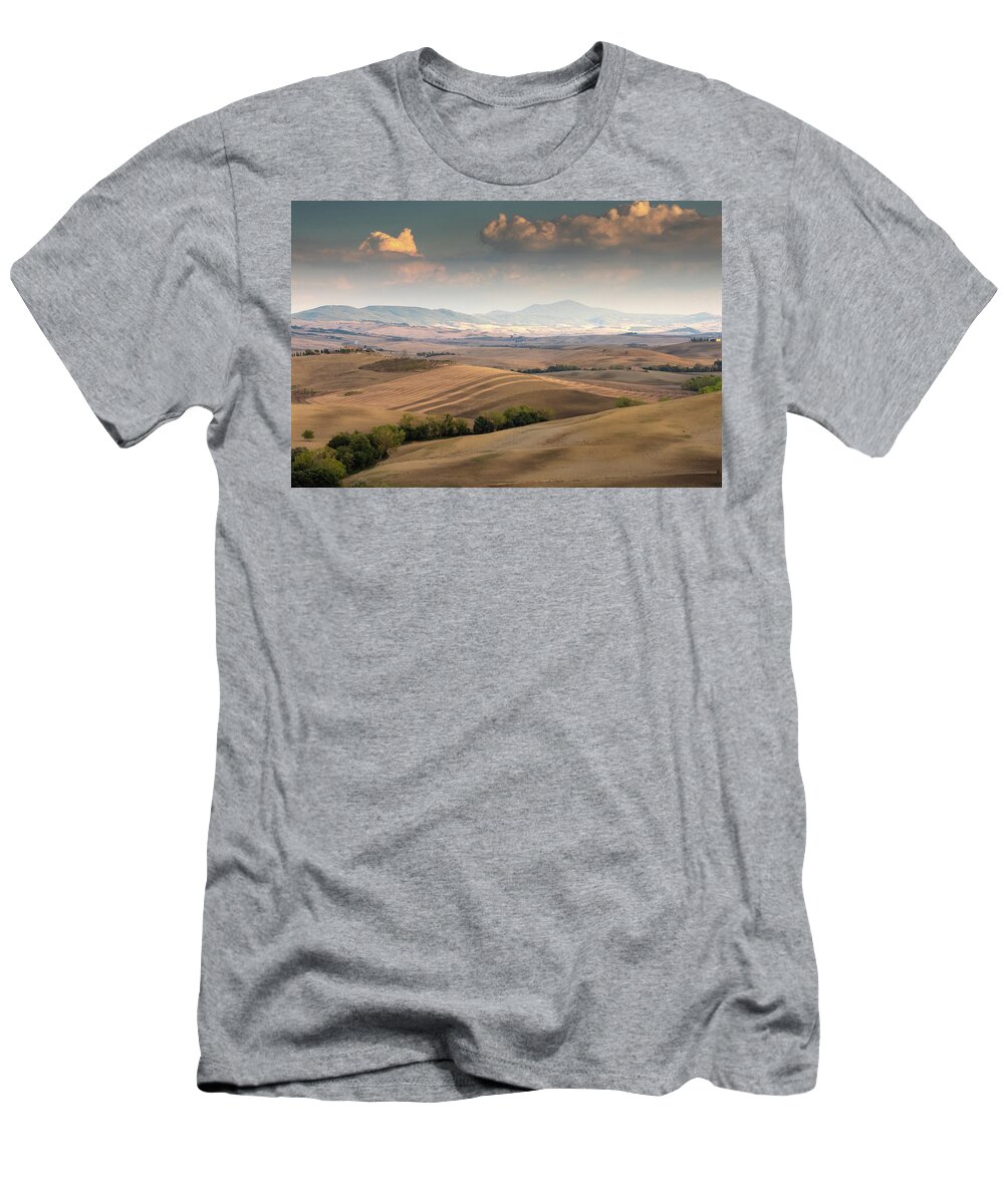 Beautiful T-Shirt featuring the photograph landscape, Tuscany, Italy #3 by Eleni Kouri