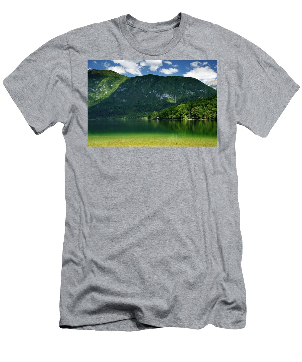Bohinj T-Shirt featuring the photograph Lake Bohinj #4 by Ian Middleton
