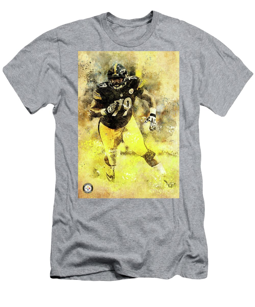 shabby Politisk leder Pittsburgh Steelers NFL American Football Team,Pittsburgh Steelers Player, Sports Posters for Sports T-Shirt by Drawspots Illustrations - Pixels