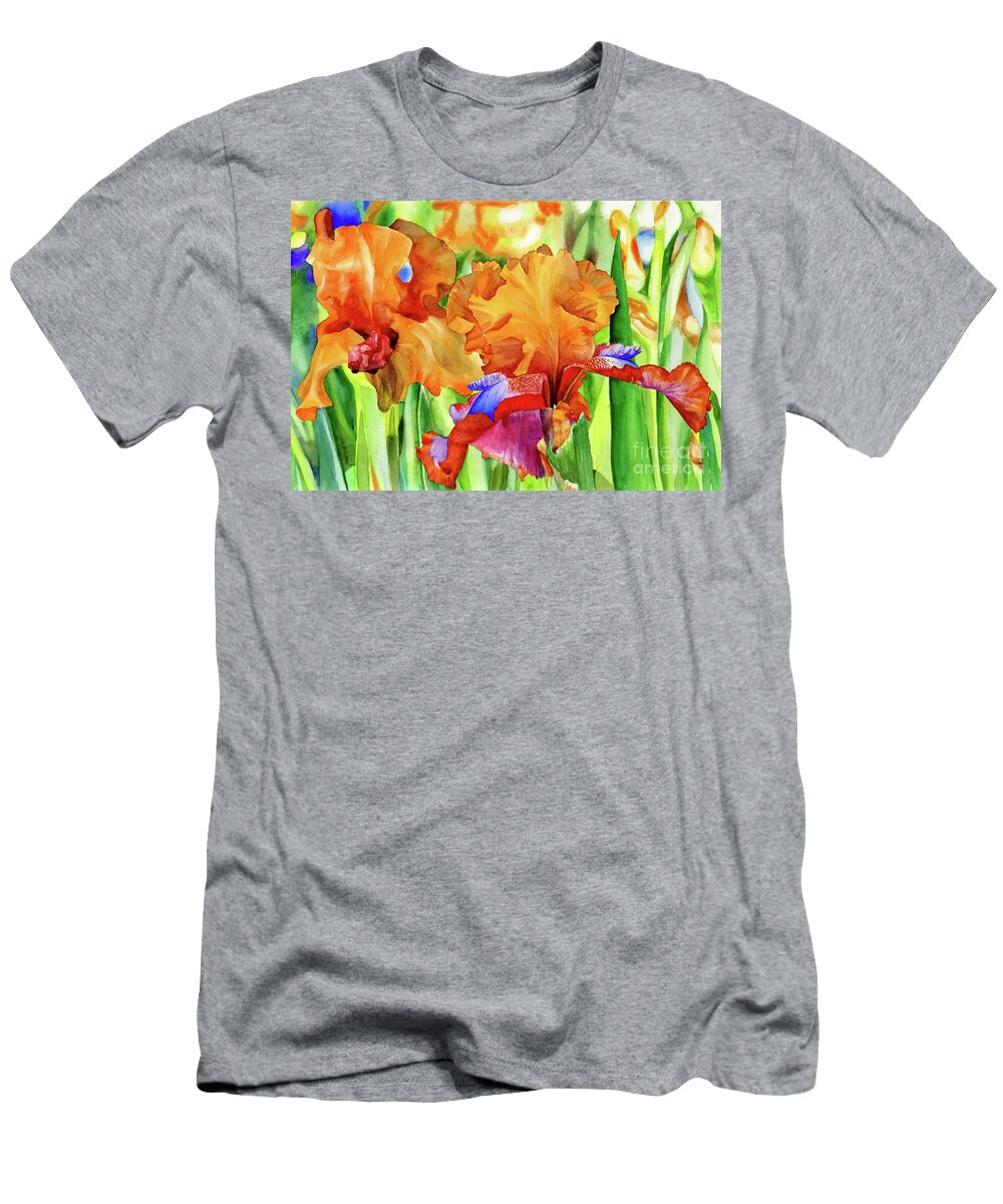 Placer Arts T-Shirt featuring the painting #438 Garden #438 by William Lum