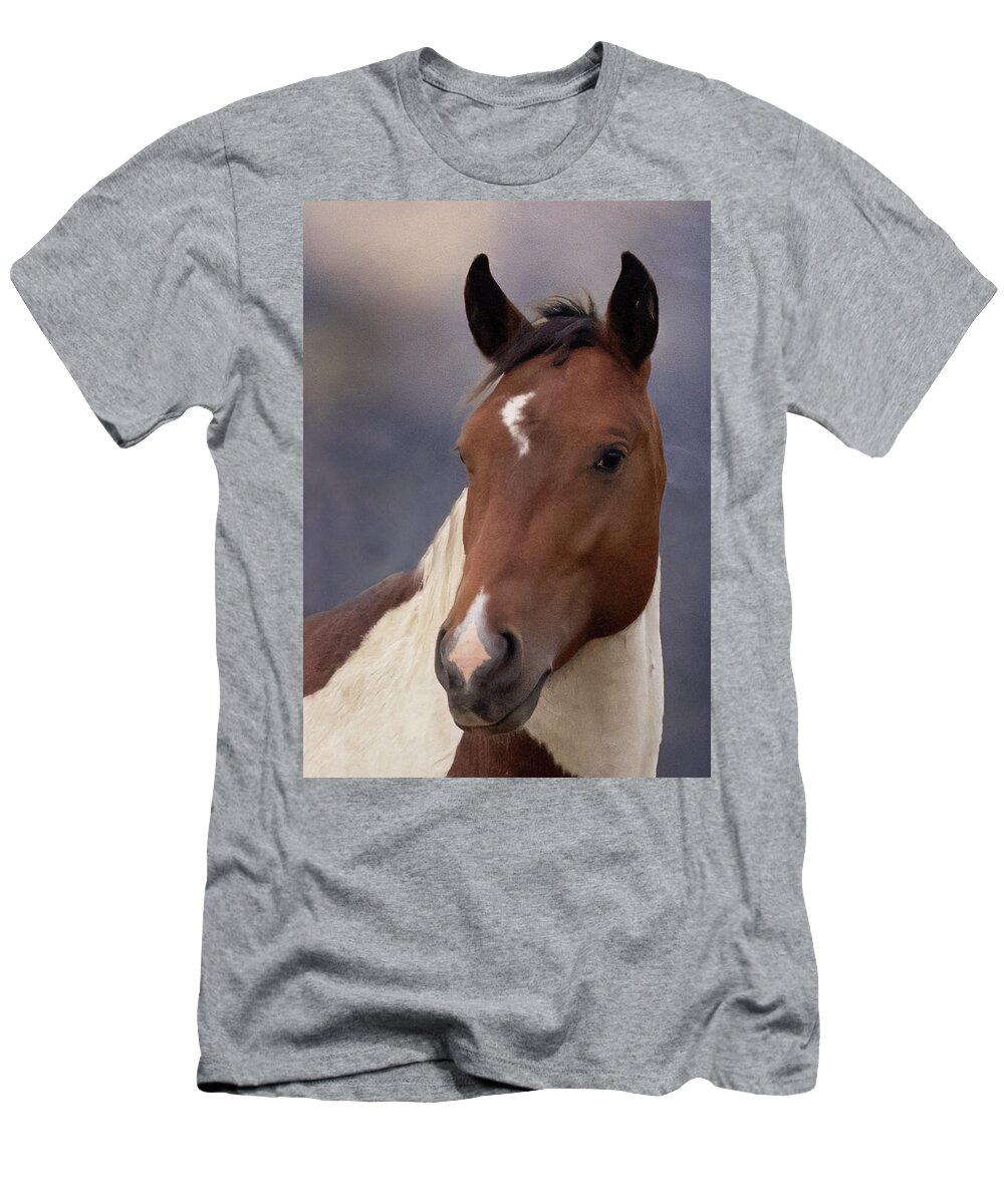 Horse T-Shirt featuring the photograph Wild Horses #49 by Laura Terriere
